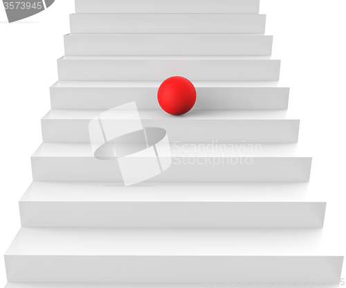 Image of Up Sphere Shows Stair Improvement And Bubble