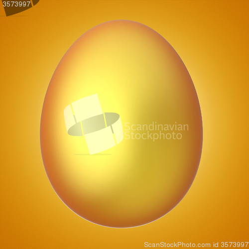 Image of Easter Egg Indicates Blank Space And Copyspace