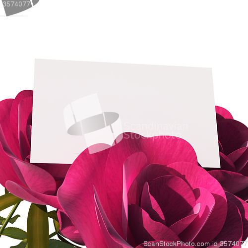 Image of Gift Card Represents Text Space And Copy-Space
