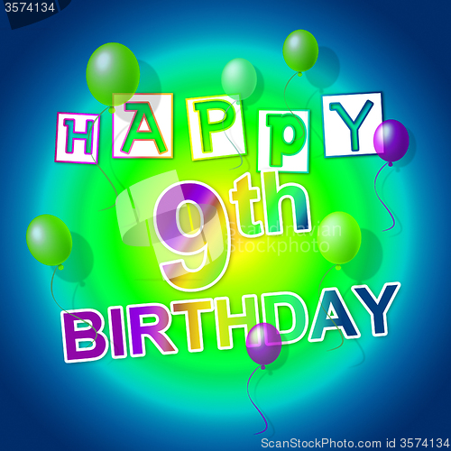 Image of Happy Birthday Shows Fun Parties And Greeting