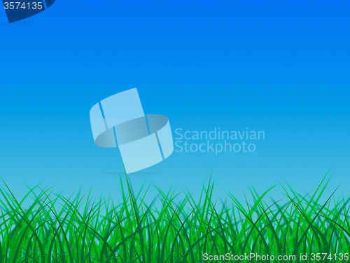Image of Sky Landscape Represents Empty Space And Copyspace