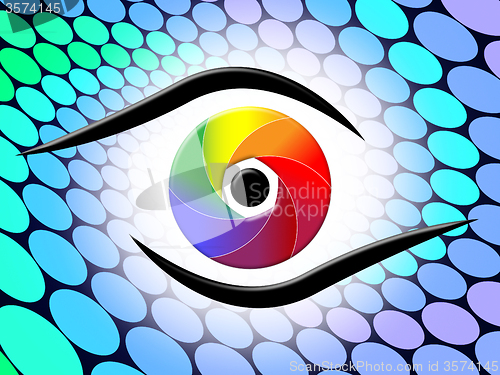 Image of Aperture Spectrum Shows Colour Splash And Colorful