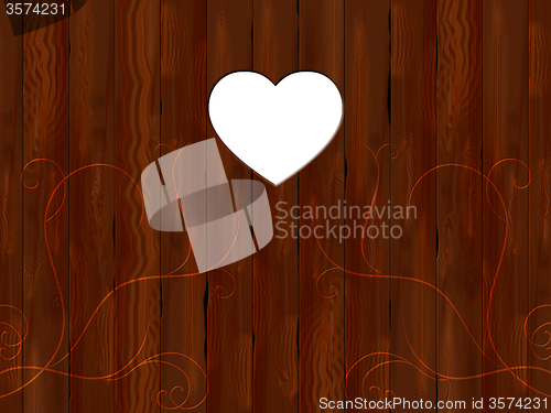 Image of Copyspace Panelling Shows Valentines Day And Blank