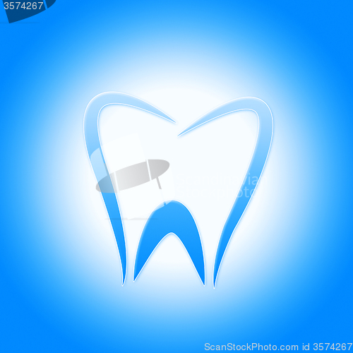 Image of Tooth Icon Represents Dentist Icons And Root