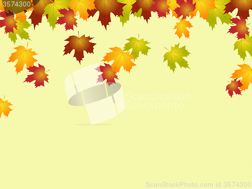 Image of Copyspace Autumn Represents Countryside Tree And Scenic