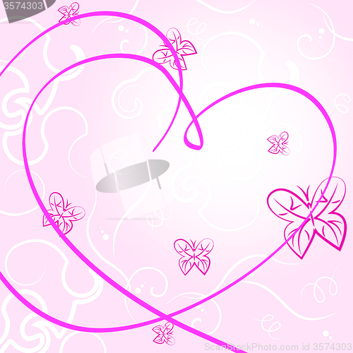 Image of Background Copyspace Represents Valentine Day And Affection