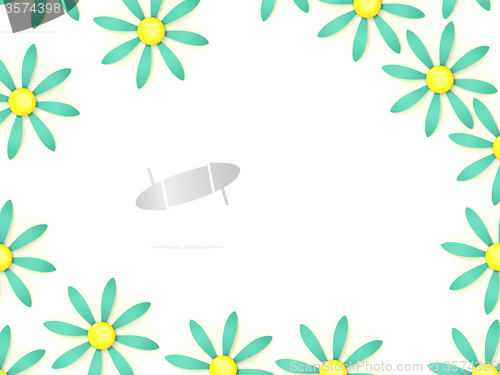 Image of Floral Copyspace Indicates Bloom Blank And Florals
