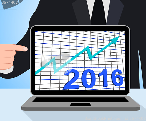 Image of Twenty Sixteen Graph Chart Displays Increase In 2016