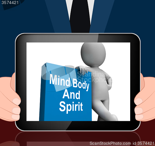 Image of Mind Body And Spirit Book With Character Displays Holistic Books
