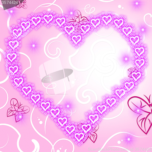 Image of Copyspace Background Indicates Valentine Day And Backdrop