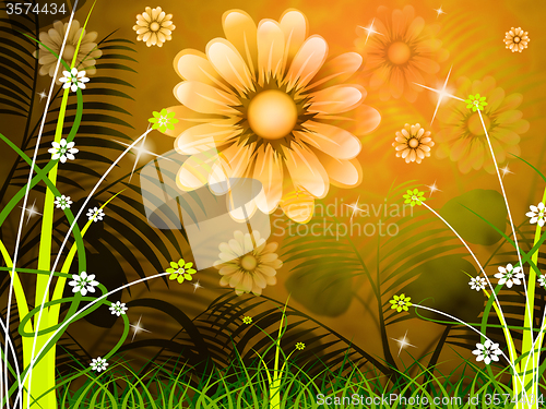 Image of Copyspace Background Means Green Grass And Abstract