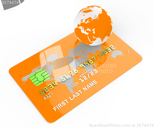 Image of Credit Card Indicates Commerce Retail And Buyer