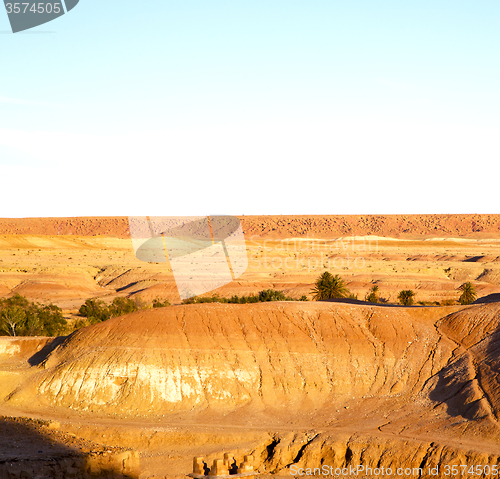 Image of hill africa in morocco the old contruction         and   histori