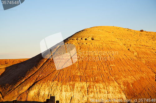 Image of hill africa in morocco the old contruction         and   histori