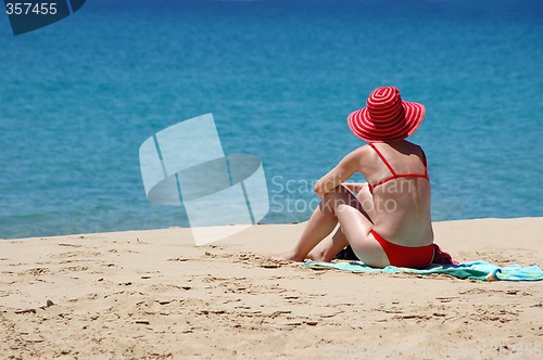 Image of Woman Sitting