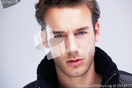 Image of handsome young man portrait