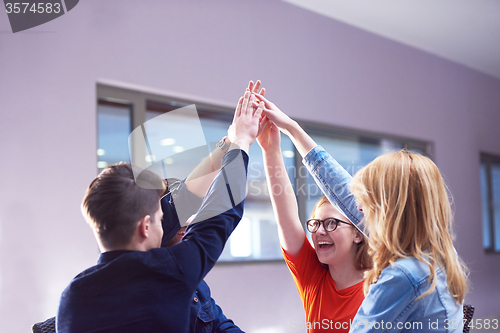 Image of happy students celebrate