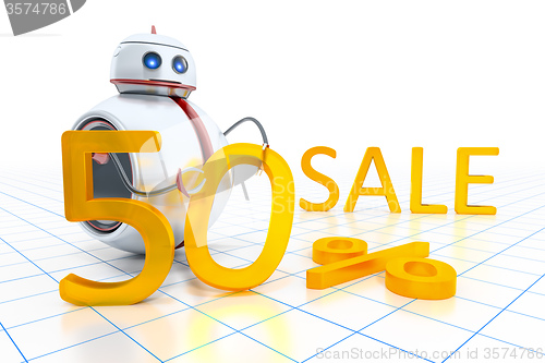 Image of sweet little robot sale