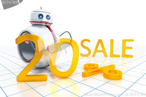 Image of sweet little robot sale