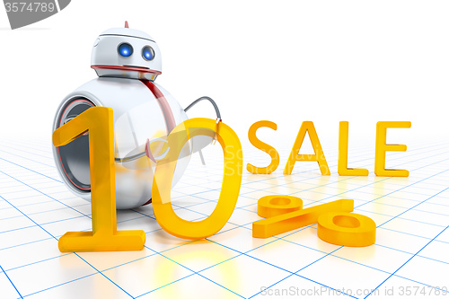 Image of sweet little robot sale