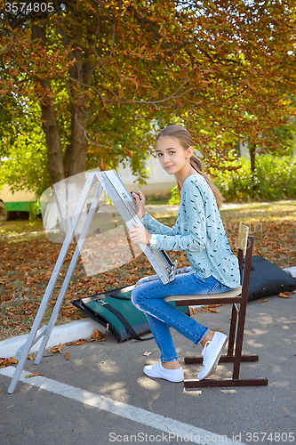 Image of Young artist