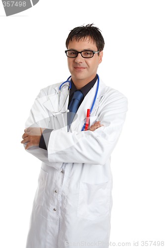 Image of Doctor  standing casually