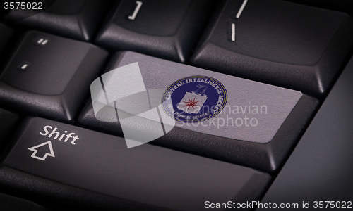 Image of Flag on keyboard