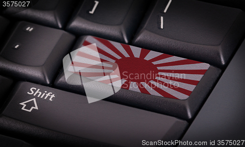 Image of Flag on keyboard