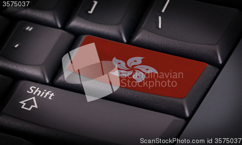 Image of Flag on keyboard