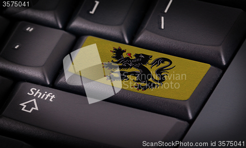 Image of Flag on keyboard