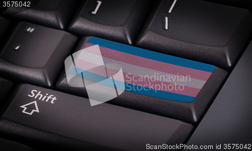 Image of Flag on keyboard