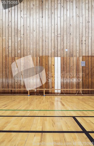 Image of Retro indoor sports gymnasium