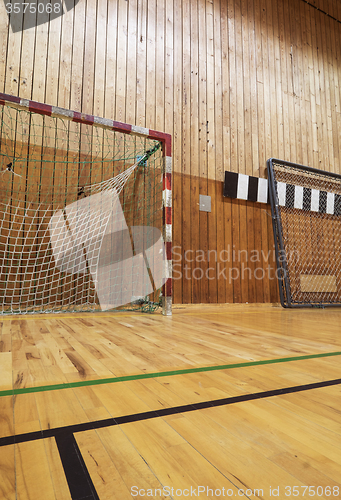 Image of Retro indoor soccer goal