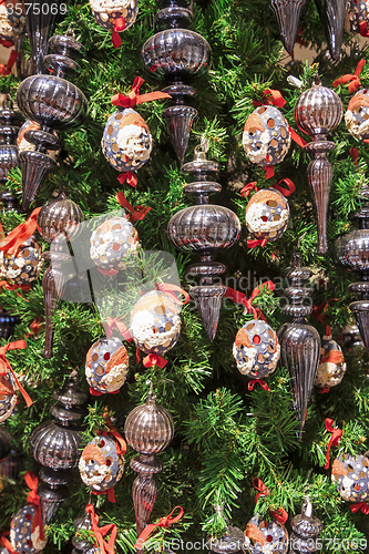 Image of Christmas tree detail