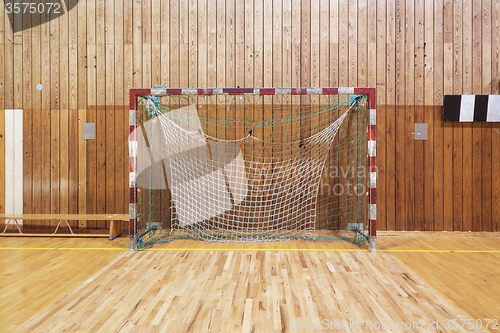 Image of Retro indoor soccer goal