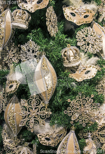 Image of Christmas tree detail