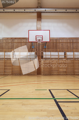 Image of Retro indoor gymnasium