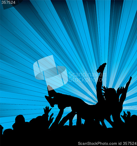 Image of crowd surf