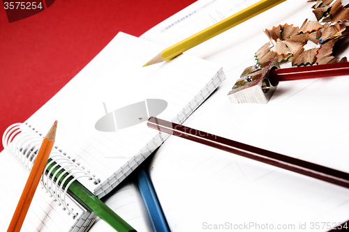 Image of Close-up pencil.