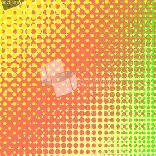 Image of Colorful Halftone Texture