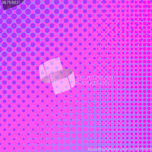 Image of Pink Halftone Pattern
