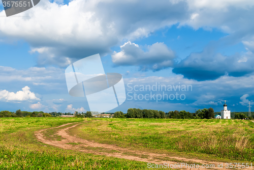 Image of Road to Church of Intercession on Nerl River