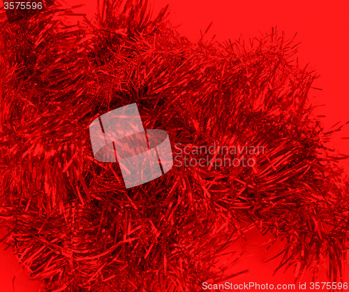 Image of Christmas tinsel