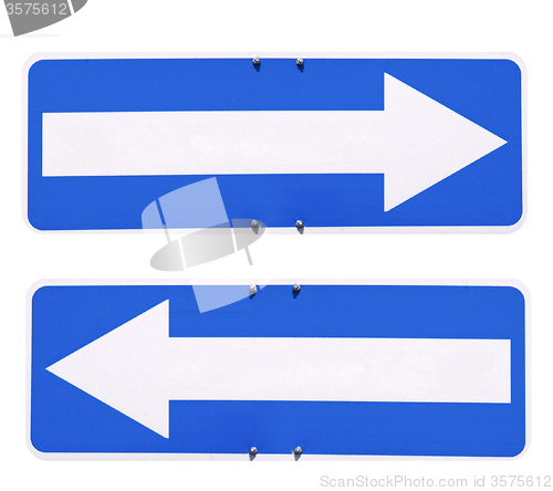 Image of Direction arrow sign