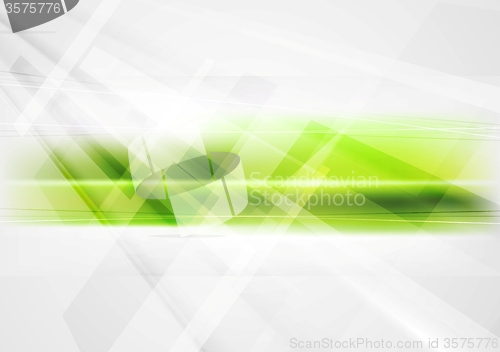 Image of Abstract green technology background