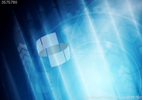 Image of Bright tech motion background with arrows