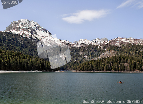 Image of Black lake in Montenegro