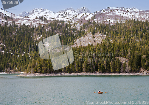 Image of Black lake in Montenegro