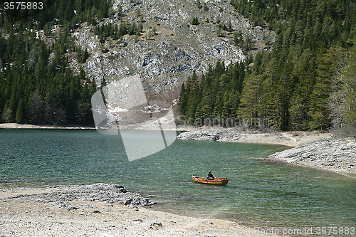 Image of Black lake in Montenegro