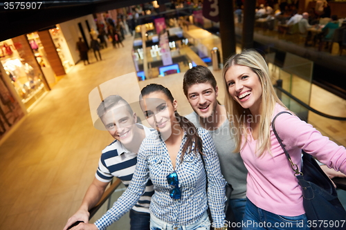 Image of friends in shopping